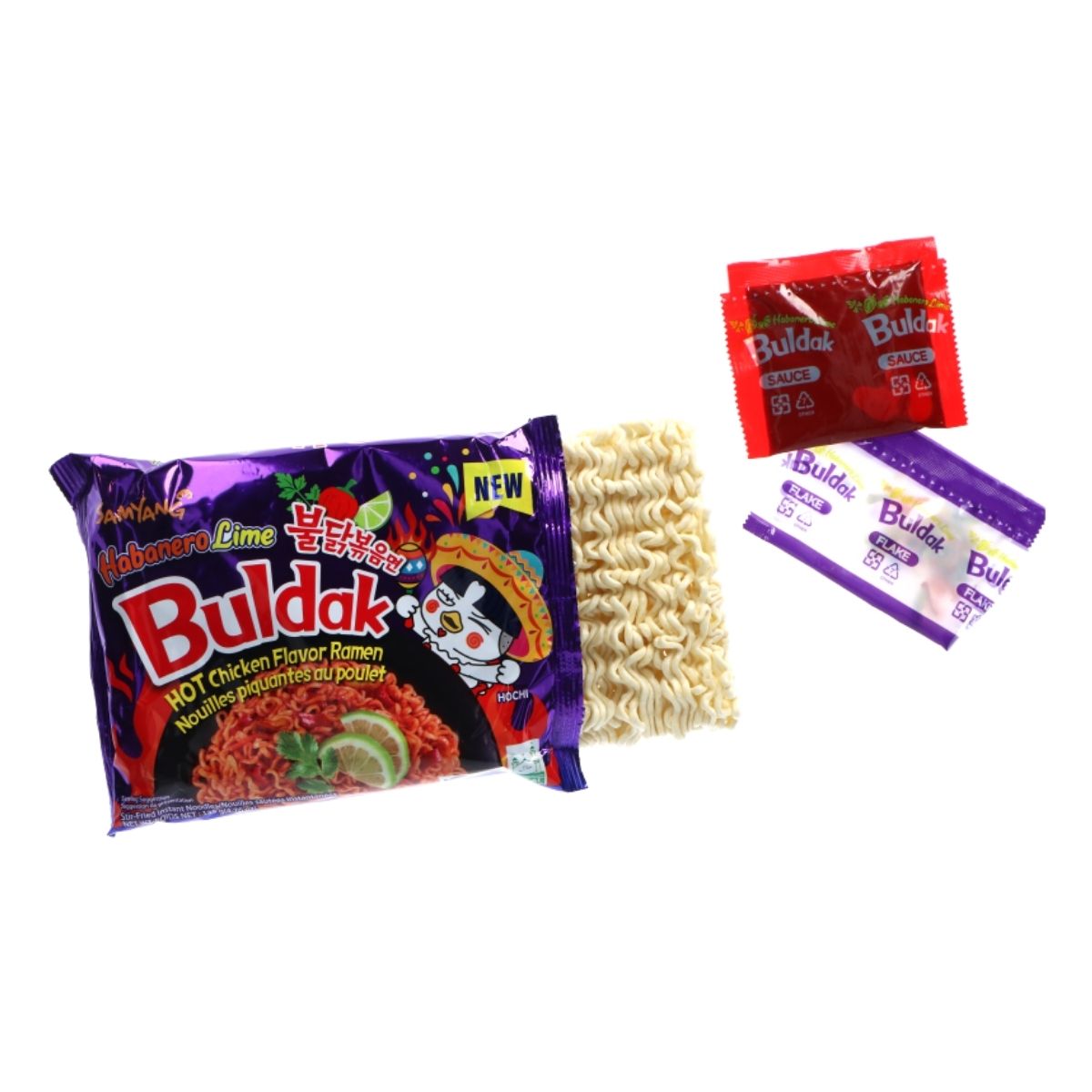 Buldak Ramen Hot Chicken Habanero Lime 135g - Image 3