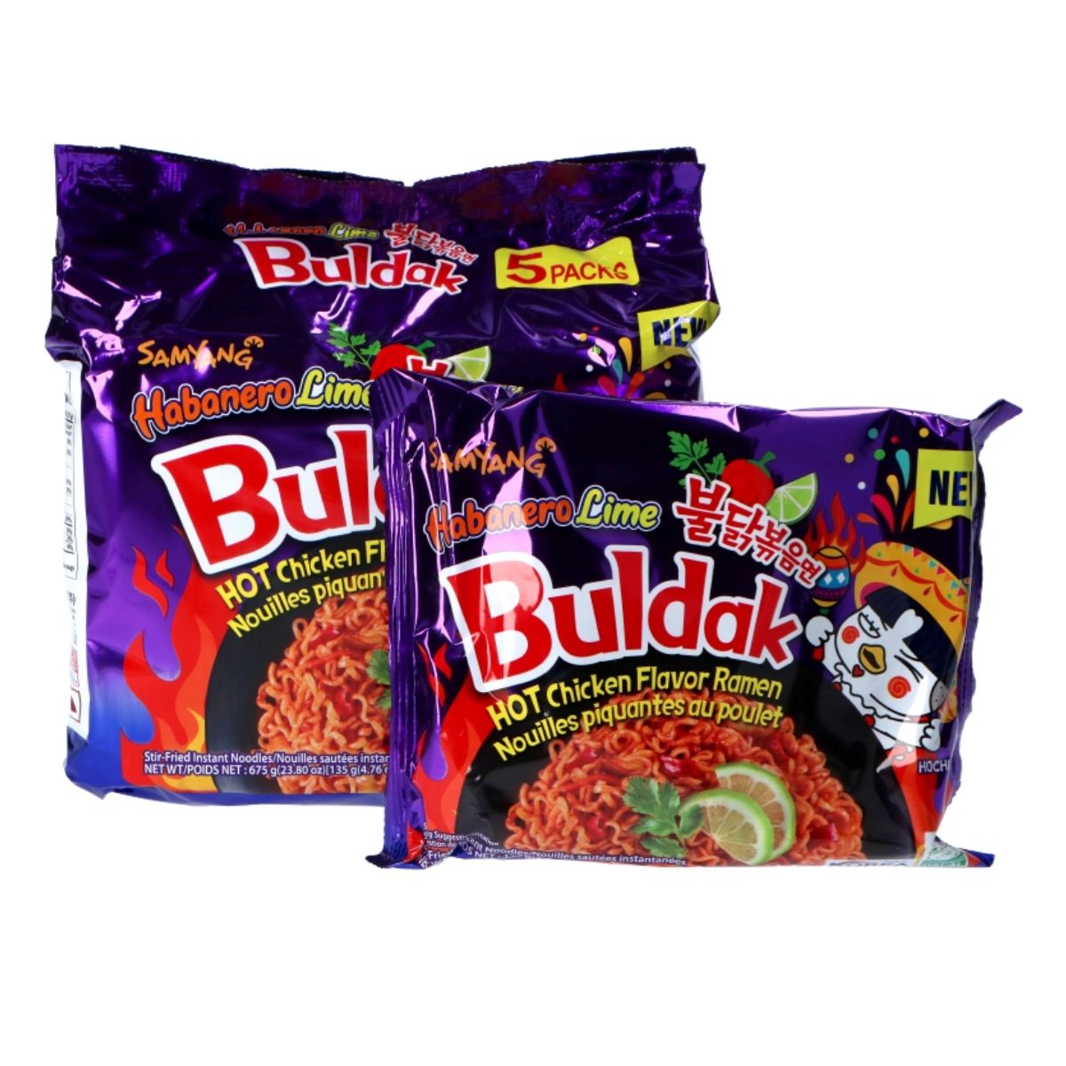 Buldak Ramen Hot Chicken Habanero Lime 135g - Image 4