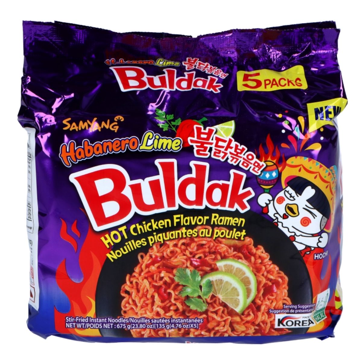 Buldak Ramen Hot Chicken Habanero Lime 135g - Image 2