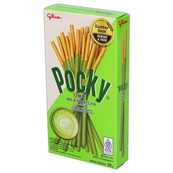 Pocky Biscuit Stick Milky Matcha Flavor 33g - Image 2
