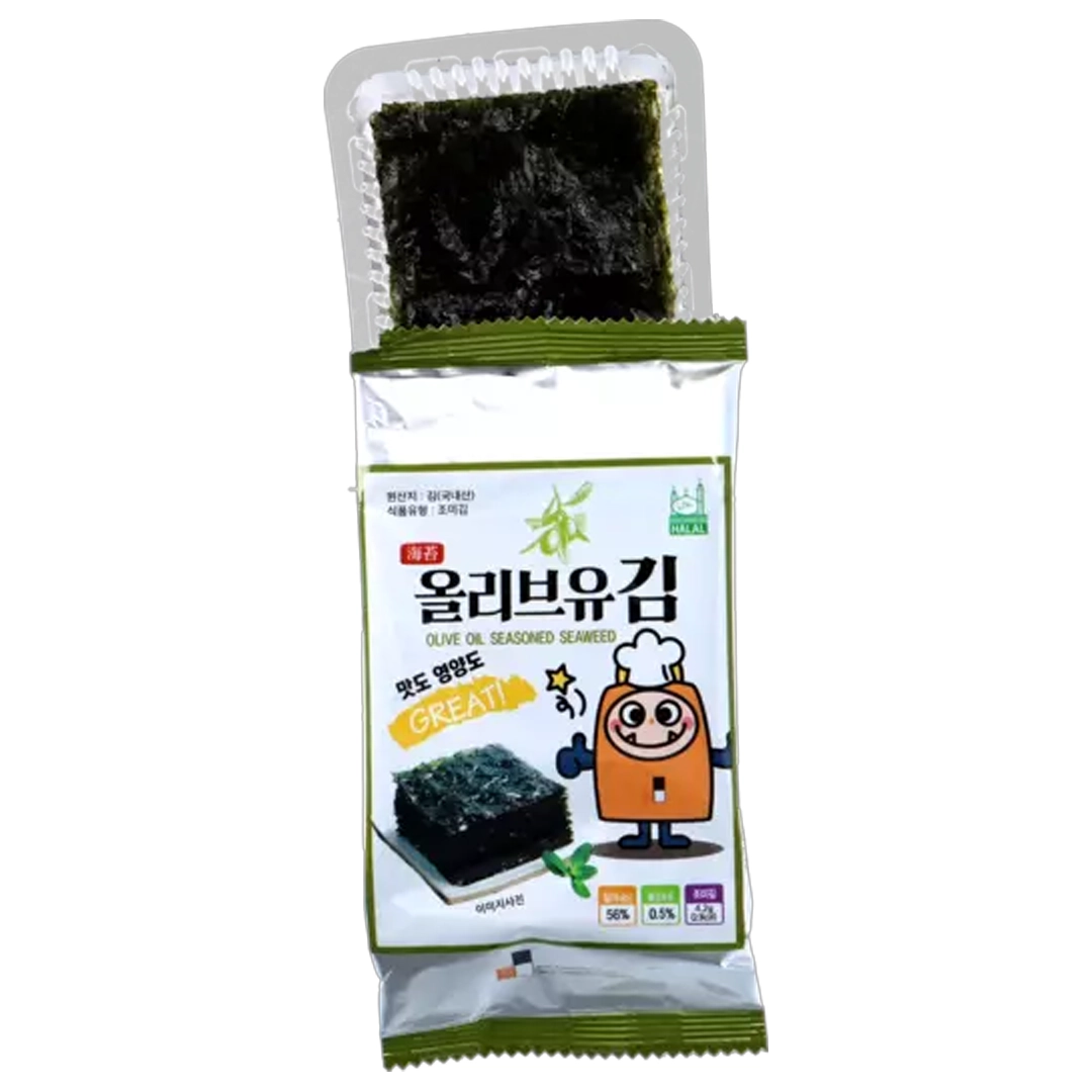 Garimi Olive Oil Seaweed Snack 3x4,2g - Image 2