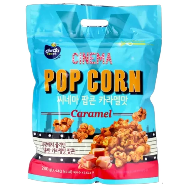 Cinema Popcorn Caramel Zippack 280g