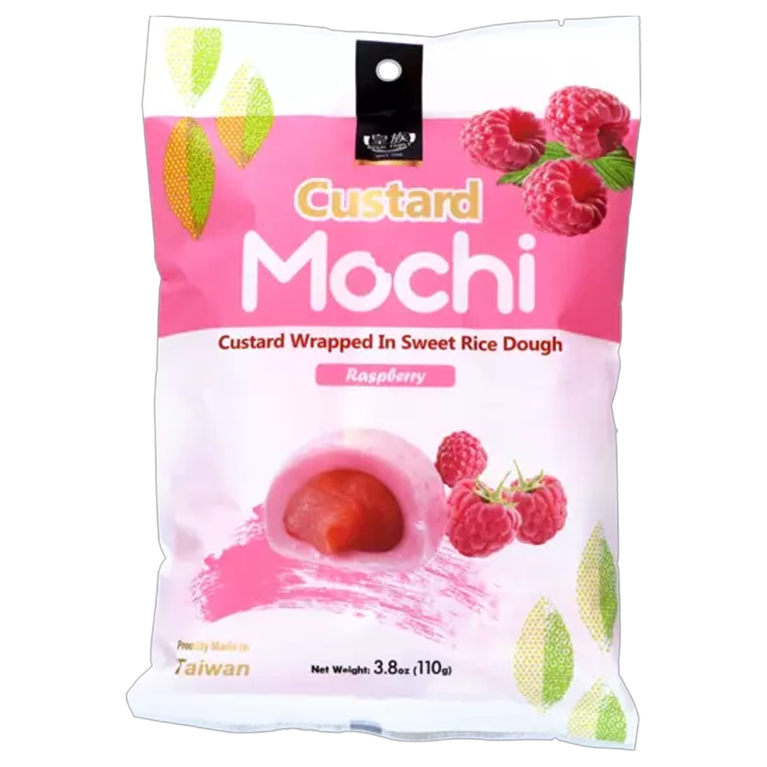 Custard Mochi Raspberry 110g