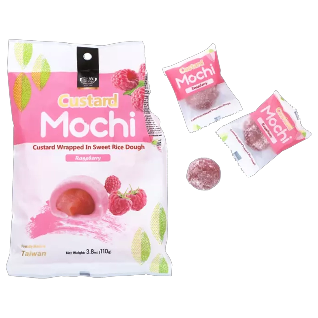 Custard Mochi Raspberry 110g - Image 2