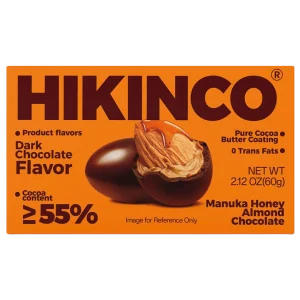 Hikinco Manuka Honey Almond Dark Chocolate 55% 60g